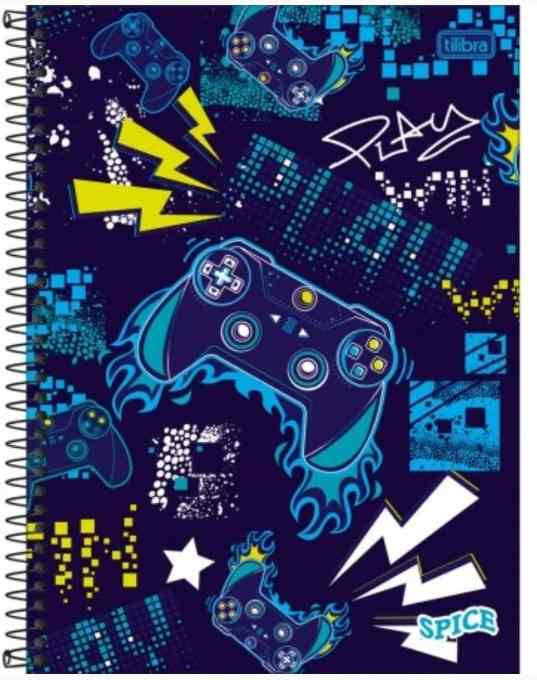 CADERNO 10X1 SPICE MASCULINO 
